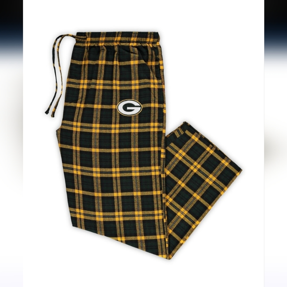 Green Bay Packers Flannel Lounge Pants Size Med Mens